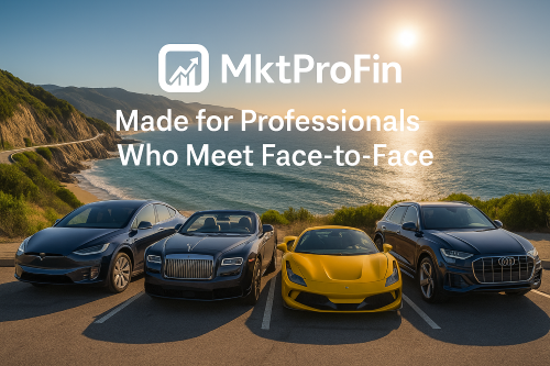Just as you do not take short cuts with your customers, your car should not either. For professionals who are constantly on the go, MktProFin Auto provides high-end, discrete rentals. Make a good impression, arrive on time, and concentrate on the meeting.